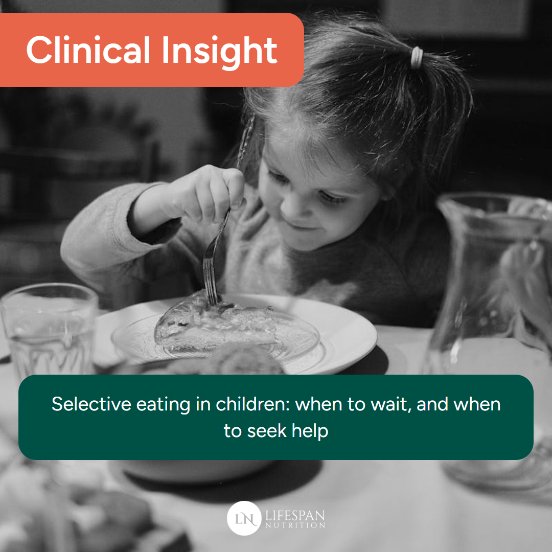 Selective eating in children